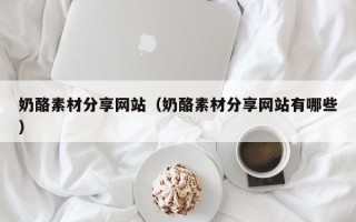 沈阳奶酪素材分享网站（奶酪素材分享网站有哪些）